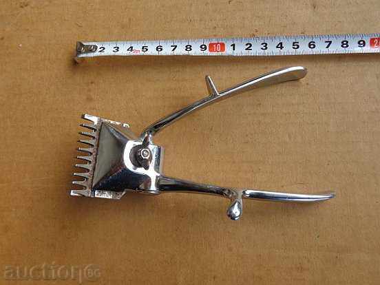 Παλιά γερμανική μηχανές χειροκίνητη μηχανή, ξυράφι - 7