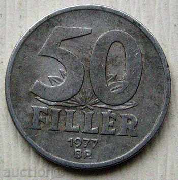 Hungary 50 Fillets 1977 / Hungary 50 Filler 1977