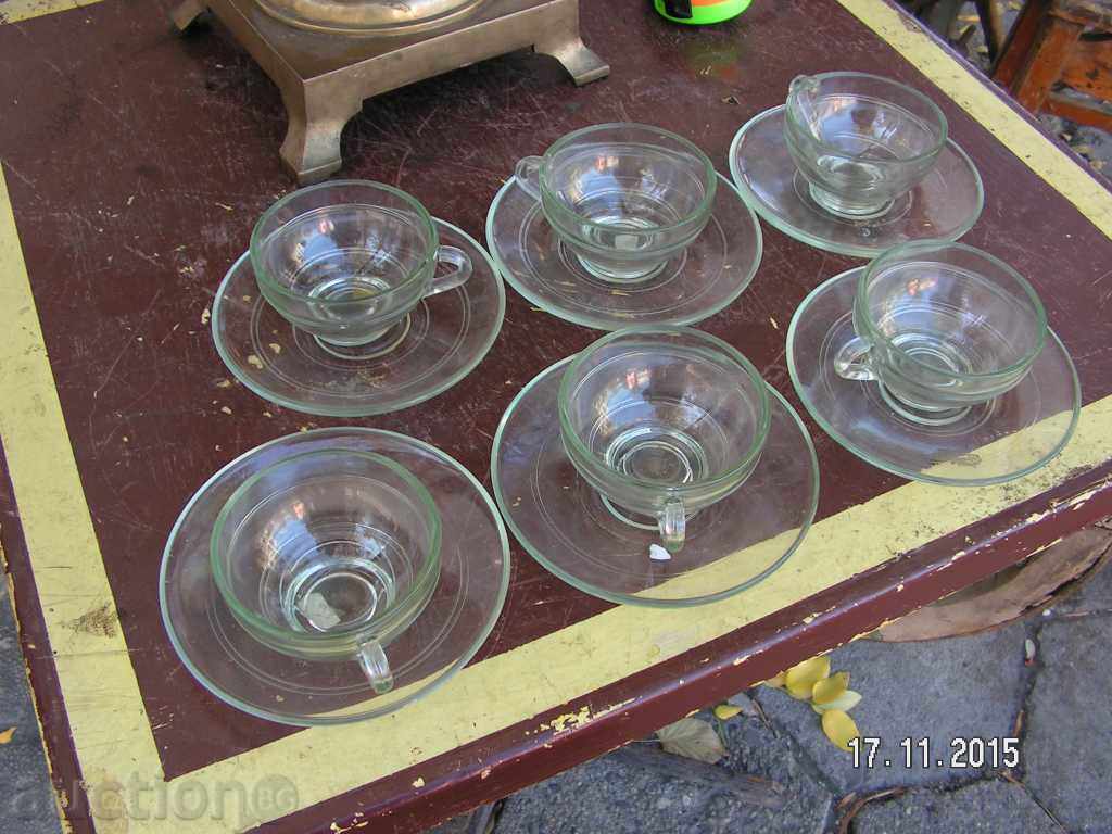 6003. STAR SERVICE FOR TEA REFRIGERATED GLASS GLASS BELOTHERM with price 12.00 BGN | € 6.14