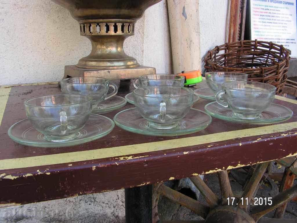 Auction  6003. STAR SERVICE FOR TEA REFRIGERATED GLASS GLASS BELOTHERM