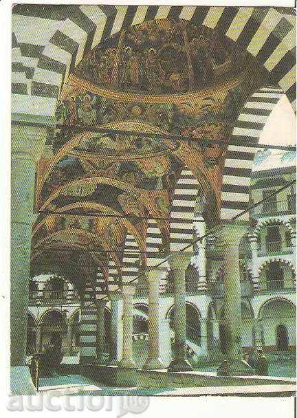 Carte poștală Bulgaria Manastirea Rila pronaos 1 *