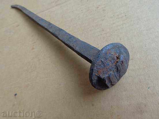 Delivery of Huge old forged nail, wrought iron, spit, four grams Delivery of Huge old forged nail, wrought iron, spit, four grams