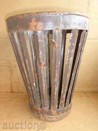 An old metal bin from an office of the Earl of Sofia, Bulgaria - 5 An old metal bin from an office of the Earl of Sofia, Bulgaria - 5