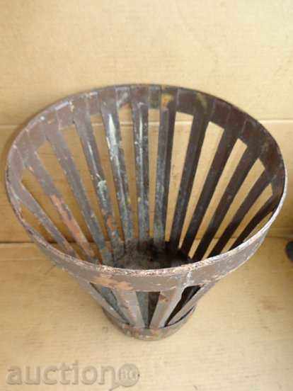 An old metal bin from an office of the Earl of Sofia, Bulgaria - 6 An old metal bin from an office of the Earl of Sofia, Bulgaria - 6