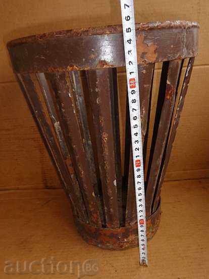 An old metal bin from an office of the Earl of Sofia, Bulgaria - 7 An old metal bin from an office of the Earl of Sofia, Bulgaria - 7