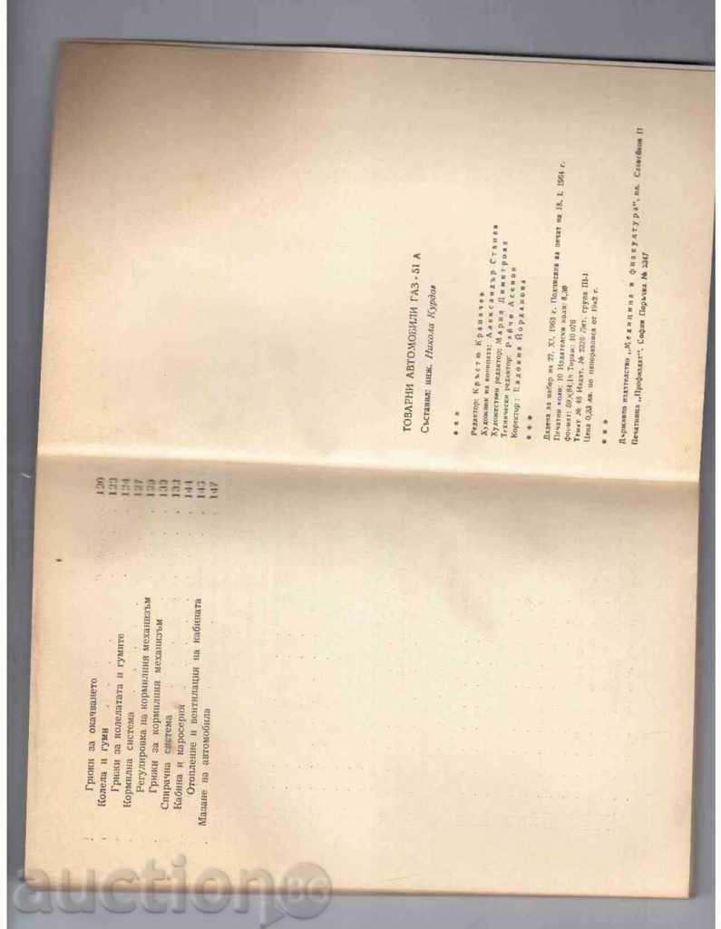 Delivery of GAS-51A LOADS (Service and Operation) -1964 Delivery of GAS-51A LOADS (Service and Operation) -1964