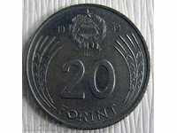 Hungary 20 Forint 1989 / Hungary 20 Forint 1989