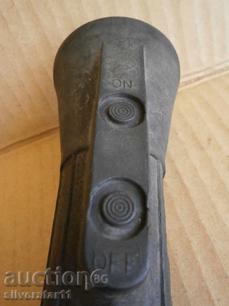 Auction old rubber waterproof flashlight WORKING flashlight Auction old rubber waterproof flashlight WORKING flashlight