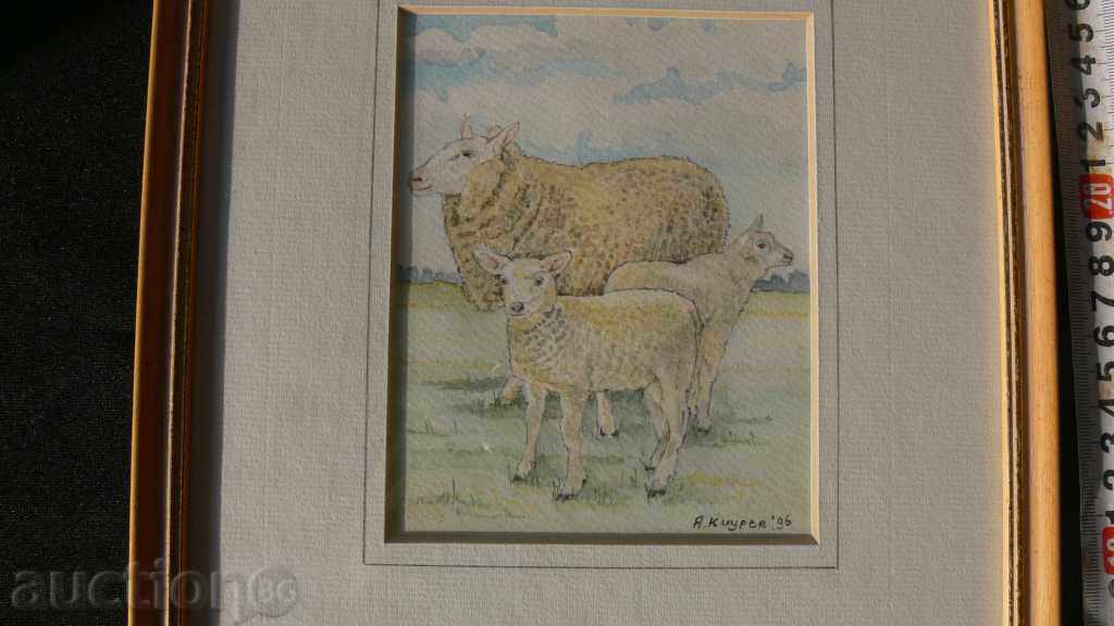 Auction BEAUTIFUL AQUAREL CARD Auction BEAUTIFUL AQUAREL CARD