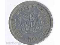 Хаити 50 цента 1908 година