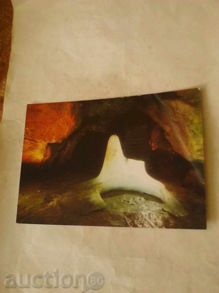 Пощенска картичка Пещера Леденика Ледената колона