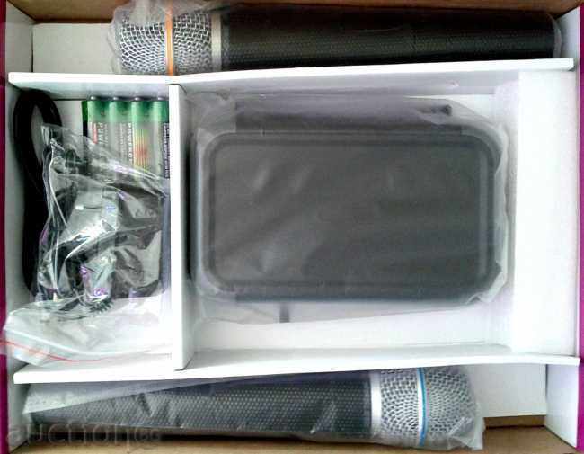 Professional pair of wireless microphones WEISRE PGX - 51 with price 65.50 BGN | € 33.49 Professional pair of wireless microphones WEISRE PGX - 51 with price 65.50 BGN | € 33.49