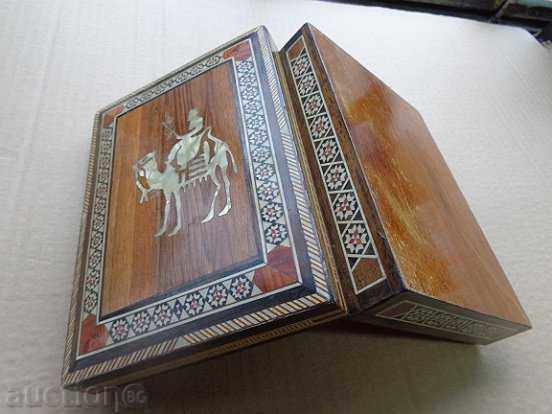 Кутия за бижута със седеф и интарзия - 7 Кутия за бижута със седеф и интарзия - 7