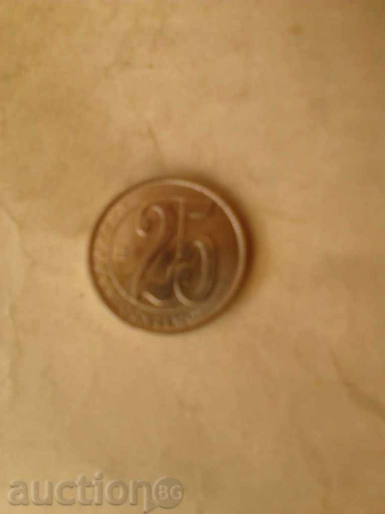 Venezuela 25 centimes 2007