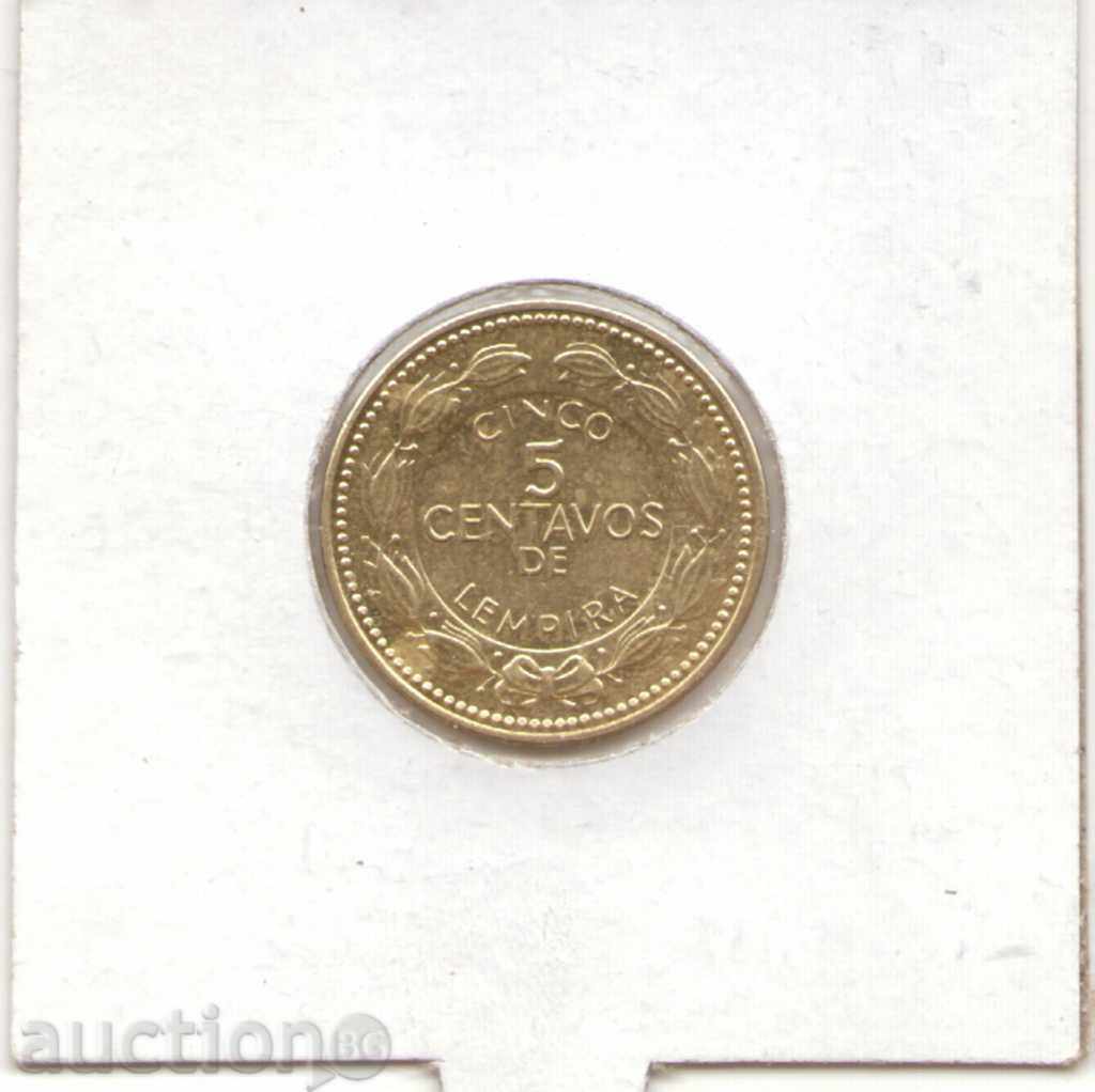 ++Honduras-5 Centavos-2010-KM# ++Honduras-5 Centavos-2010-KM#