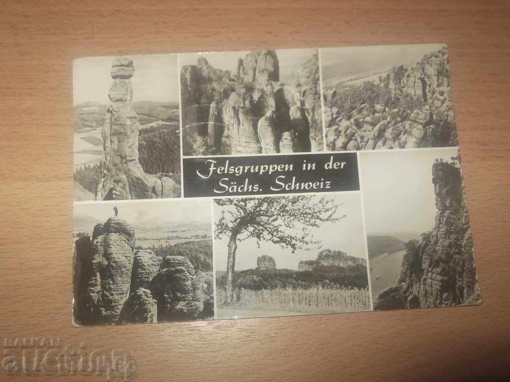 * 2296 № vechi german / GDR / carte poștală de brand