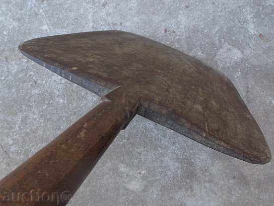 Old wooden big shovel, blade, wood for furnace - 5 Old wooden big shovel, blade, wood for furnace - 5