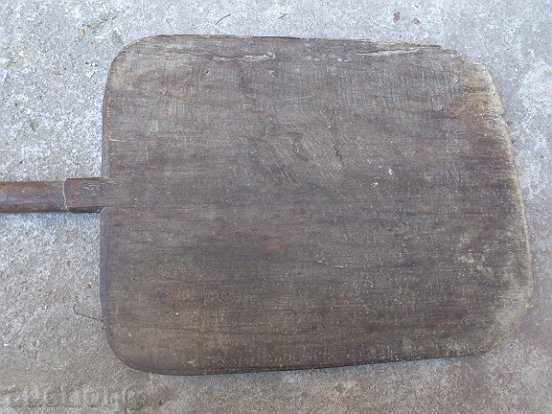 Old wooden big shovel, blade, wood for furnace - 7 Old wooden big shovel, blade, wood for furnace - 7