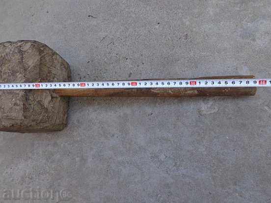 Old wooden hammer, tool, tool, wooden, 19th century with price 58.00 BGN | € 29.65 Old wooden hammer, tool, tool, wooden, 19th century with price 58.00 BGN | € 29.65