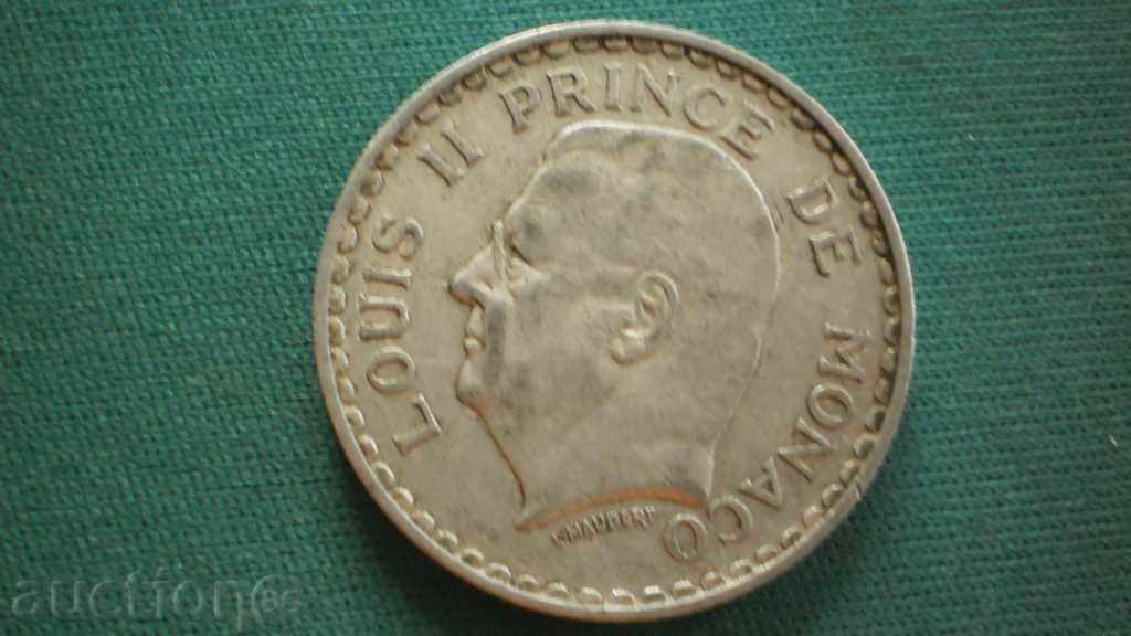 Monaco 5 Franka 1945. cu preț € 12.78 | 25.00 BGN