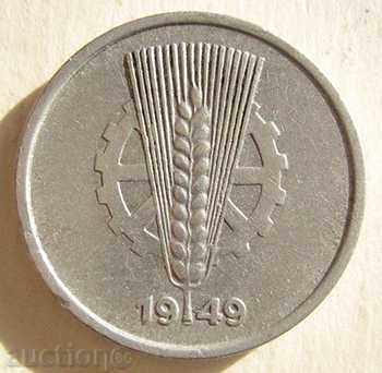 Germania GDR 5 pfenigi 1949 A / 5 pfennig 1949 A cu preț 2.95 BGN | € 1.51