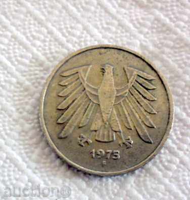 5 MARK BUNDES REPUBLIK DEUSCHLAND 1975 - F with price 19.99 BGN | € 10.22 5 MARK BUNDES REPUBLIK DEUSCHLAND 1975 - F with price 19.99 BGN | € 10.22