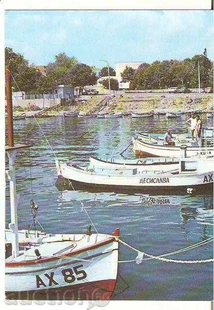 Καρτ ποστάλ της Βουλγαρίας Αγαθούπολη Ψαράς της Wharf 2 *