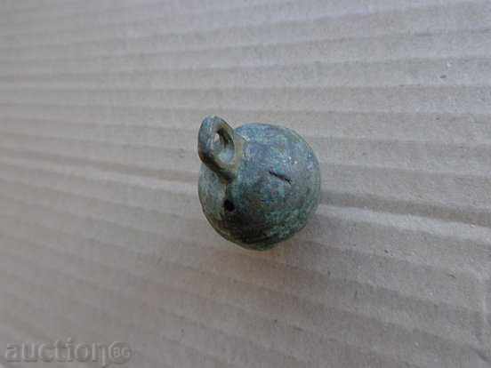 Licitație Clopot vechi de tip nucă din bronz, clopot, chan