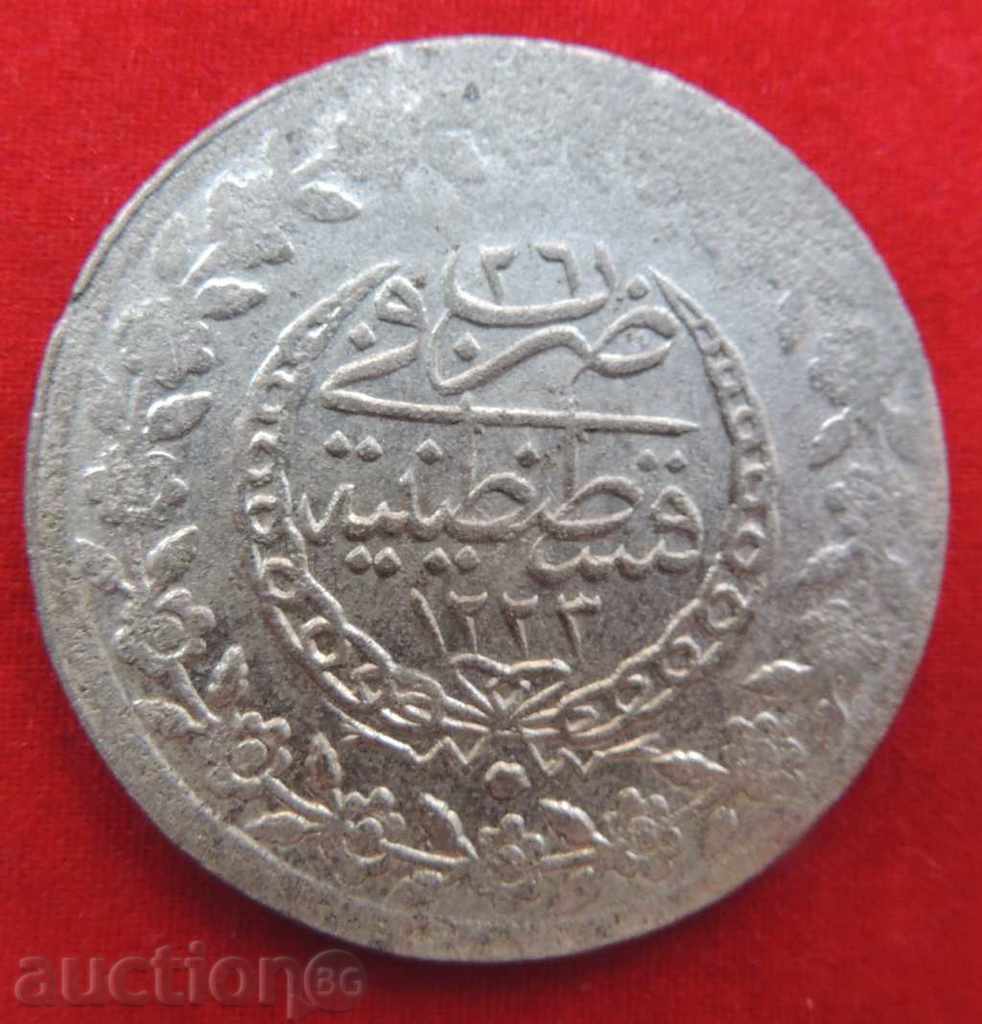 2 1/2 kurusha = 100 pairs AH 1223/26 Turkey silver