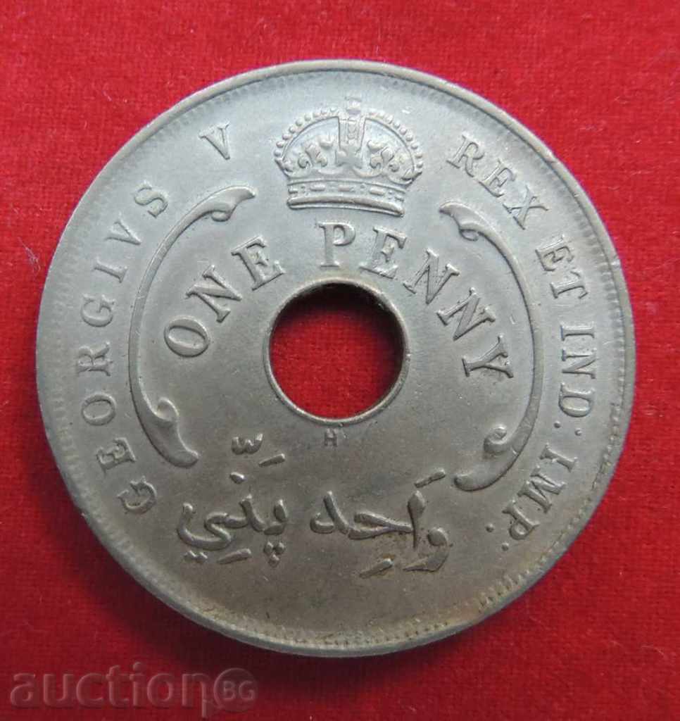 1 penny 1919 N Africa de Vest Britanică COMPARAȚI ȘI PREȚIȚI!