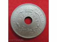 1 Penny 1919 N Africa de Vest Britanică CALITATE