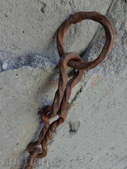Delivery of Hand forged chain for hearth, chain, wrought iron Delivery of Hand forged chain for hearth, chain, wrought iron