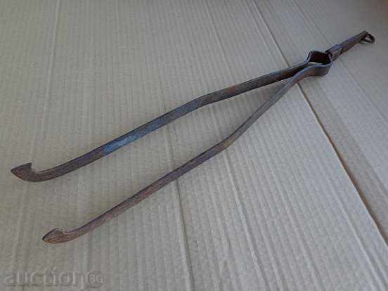 Old hand forged dilaf, wrought iron, mask with price 126.00 BGN | € 64.42 Old hand forged dilaf, wrought iron, mask with price 126.00 BGN | € 64.42