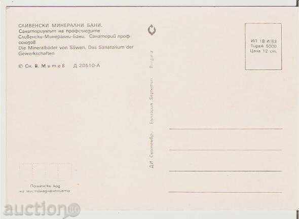 Map Bulgaria Sliven Mineral Baths Sanatorium * with price 0.80 BGN | € 0.41 Map Bulgaria Sliven Mineral Baths Sanatorium * with price 0.80 BGN | € 0.41