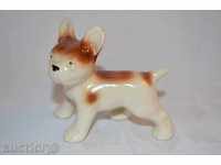 Porcelain figurine of a dog breed Boxer