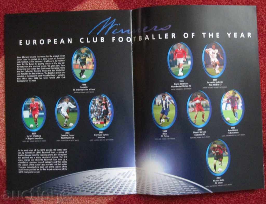 football UEFA magazine with price 5.00 BGN | € 2.56
