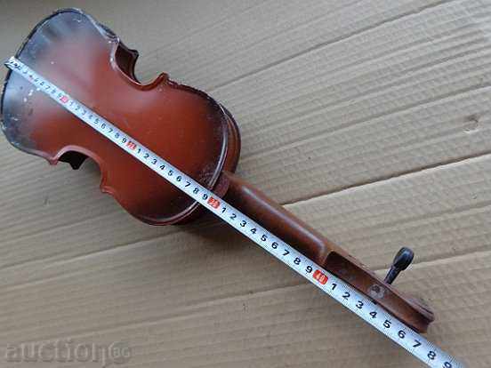 Παράδοση Παιδικό παιχνίδι κασσίτερου βιολί ΕΣΣΔ, της δεκαετίας του '60