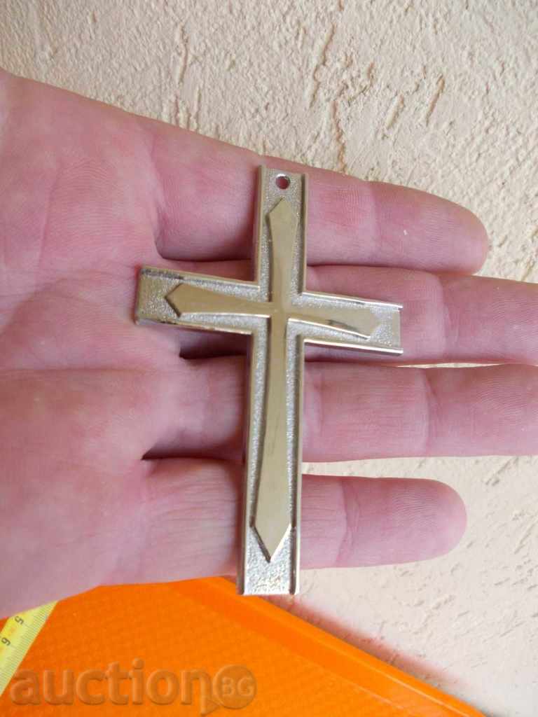 Auction  Old brass cross