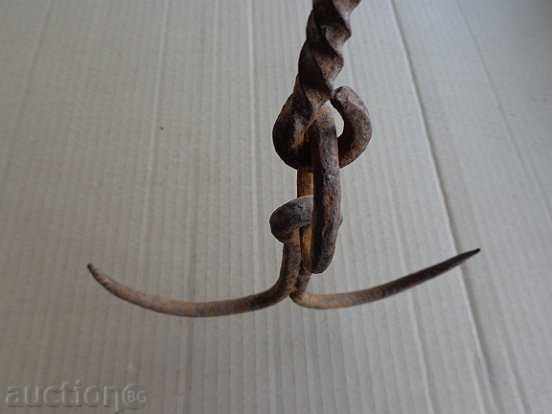 Old forged hook, quail, anchor, hook for diving - 7 Old forged hook, quail, anchor, hook for diving - 7