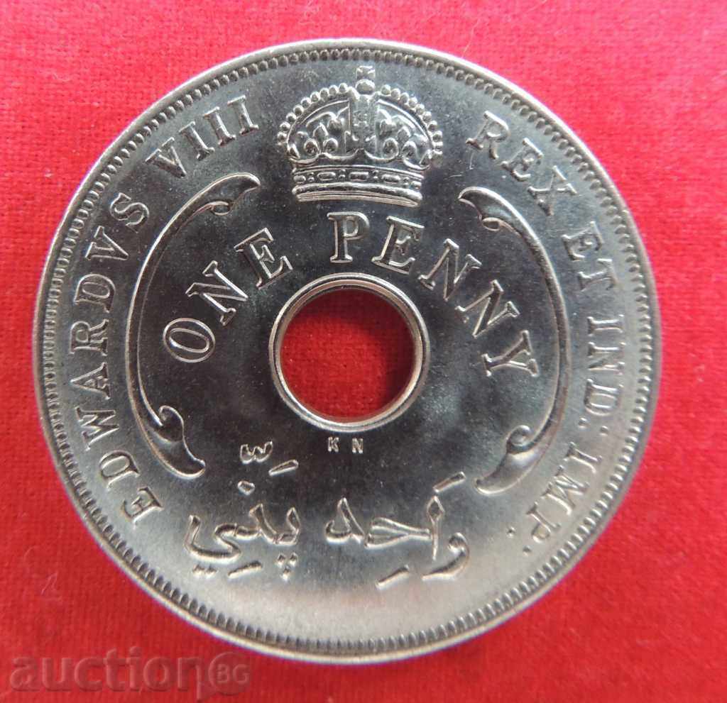 1 δεκάρα 1936 KN Βρετανική Δυτική Αφρική Νομισματοκοπείο