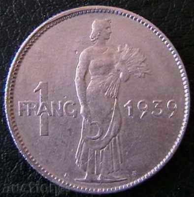 1 franc 1939, Luxembourg