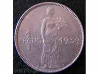1 франк 1939, Люксембург