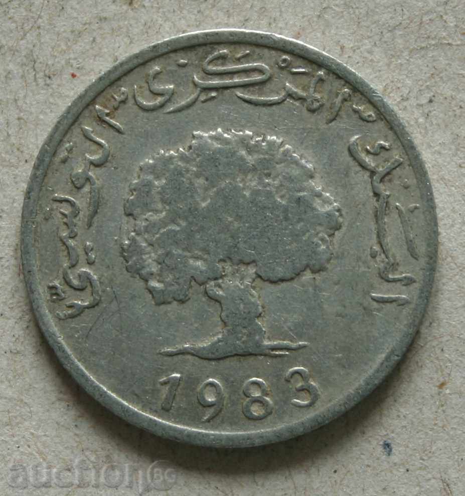 5 μίλια 1983 Τυνησία με τιμή € 0.26 | 0.51 BGN 5 μίλια 1983 Τυνησία με τιμή € 0.26 | 0.51 BGN