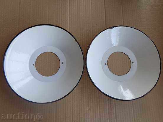 Lot reflectors for electric lamp, enamel, lantern, spotlight Lot reflectors for electric lamp, enamel, lantern, spotlight