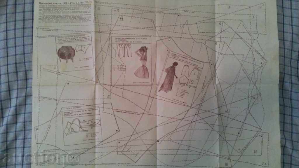 Licitație 3prilozheniya broderie, cusut, pletene'Zhenata dnes'komunizma Licitație 3prilozheniya broderie, cusut, pletene'Zhenata dnes'komunizma