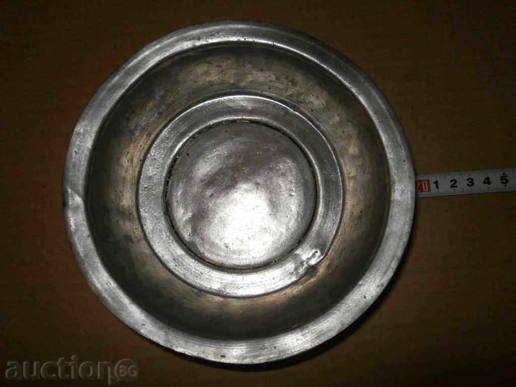 very old copper copper plate - 7