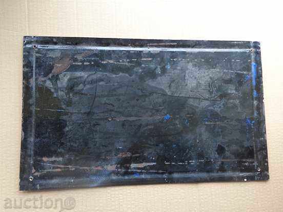 Delivery of Enamel social plate, plate, redkazh