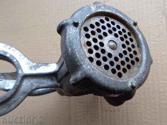 Delivery of An old machine for grinding meat, meat mincer, Czechoslovakia Delivery of An old machine for grinding meat, meat mincer, Czechoslovakia