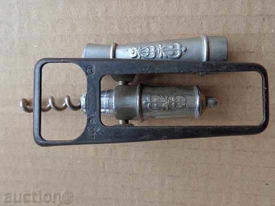 Old Soccer opener with corkscrew, tool, USSR - 7 Old Soccer opener with corkscrew, tool, USSR - 7