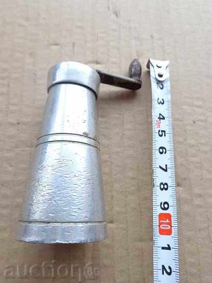 Delivery of An old aluminum pepper mill, a mill, Bulgaria